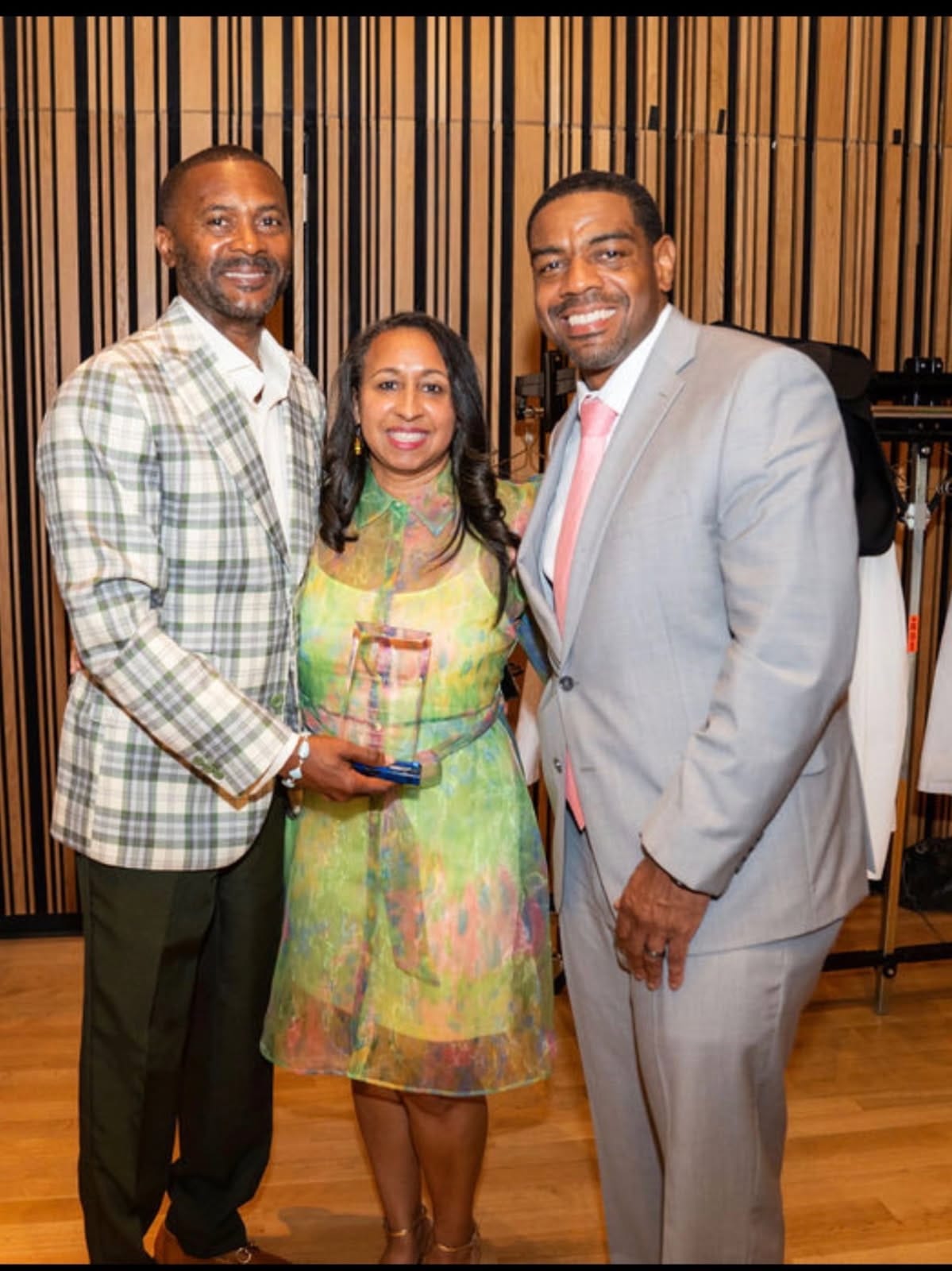 Kyle and Dione Stearns receiving the 2026 Parent of the Year Award from the Young Doctors Project