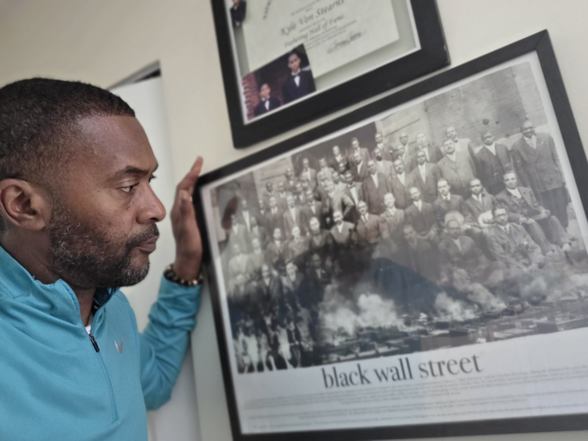 Black Wall Street historical photograph used for Mirror Reflection 2